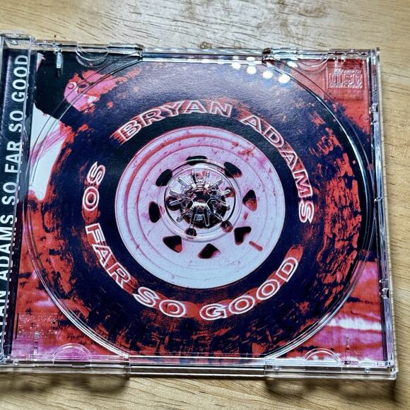 BRYAN ADAMS So Far So Good GREATEST HITS 1993 A&M Near Mint Disc Excellent Case - Picture 5 of 6